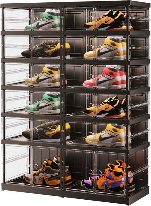 24 PAIRS FOLDABLE SHOE BOXES