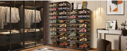 24 PAIRS FOLDABLE SHOE BOXES