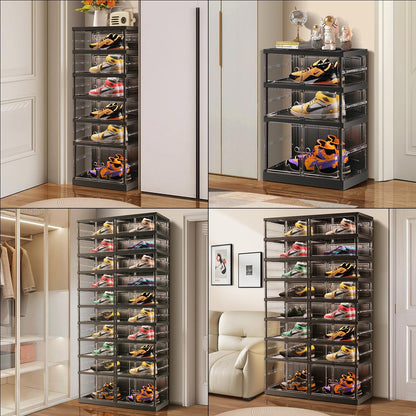 24 PAIRS FOLDABLE SHOE BOXES