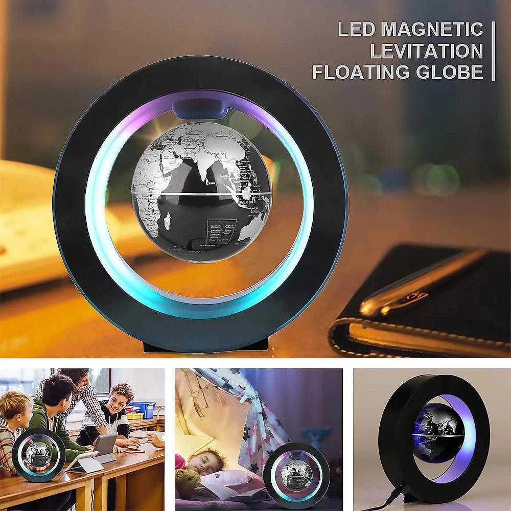Floating Globe Levitating World Map