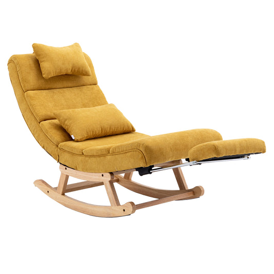 Upholstered Rocking Armchair