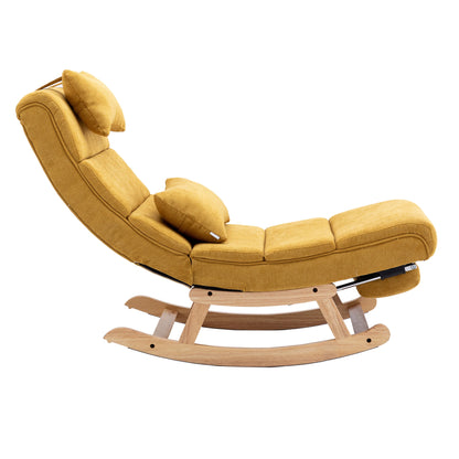 Upholstered Rocking Armchair