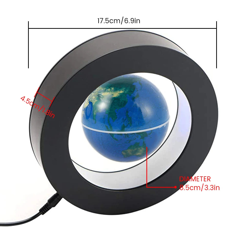 Floating Globe Levitating World Map