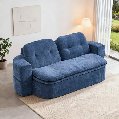 Convertible 2-Seater Floor Sofa Bed