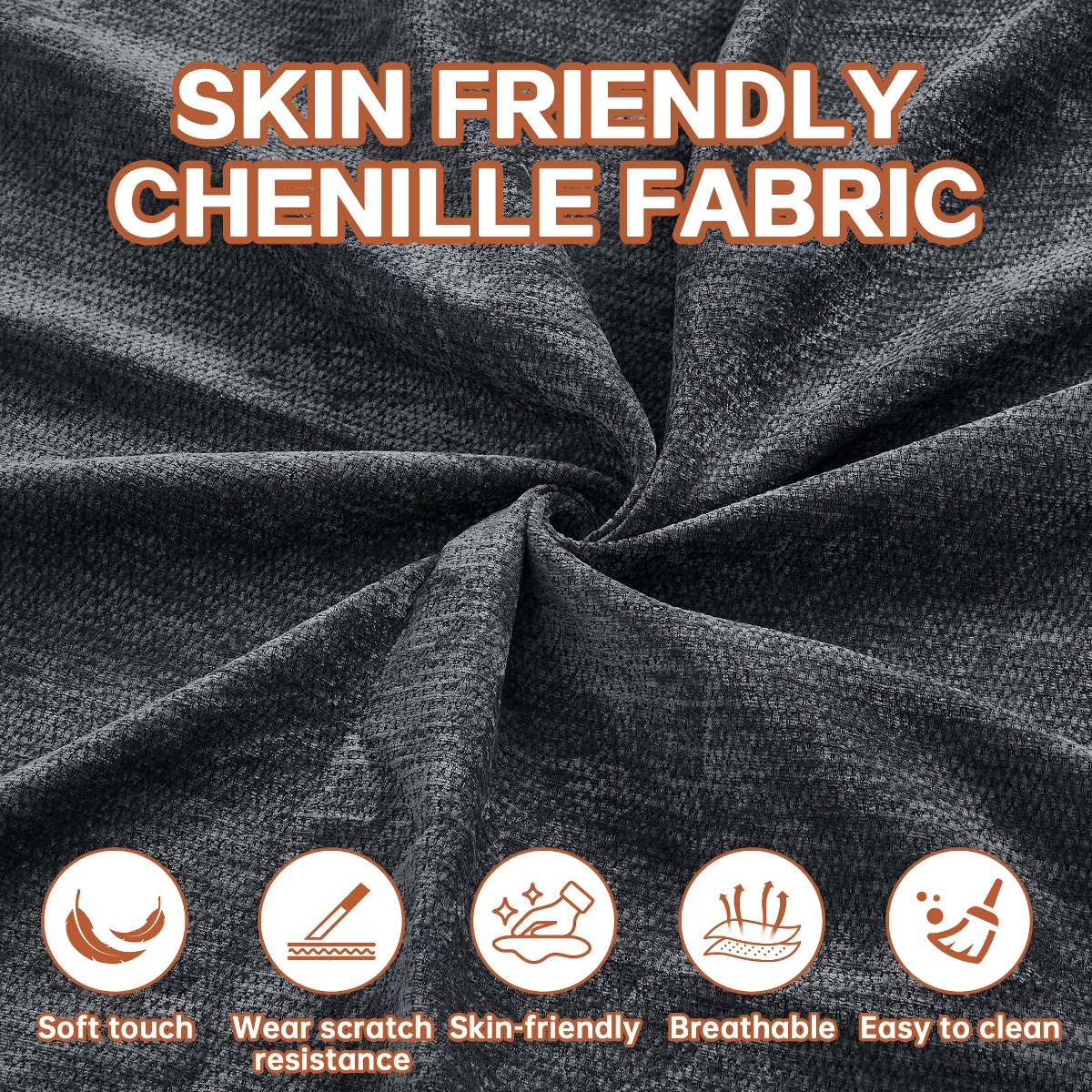 Convertible 2-Seater Floor Sofa Bed