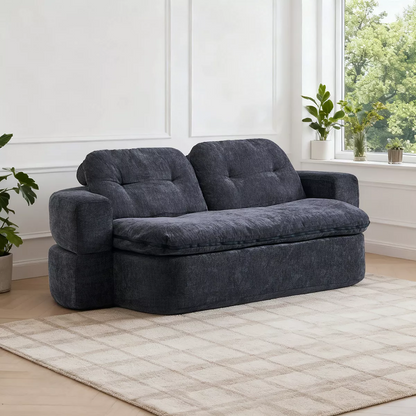 Convertible 2-Seater Floor Sofa Bed