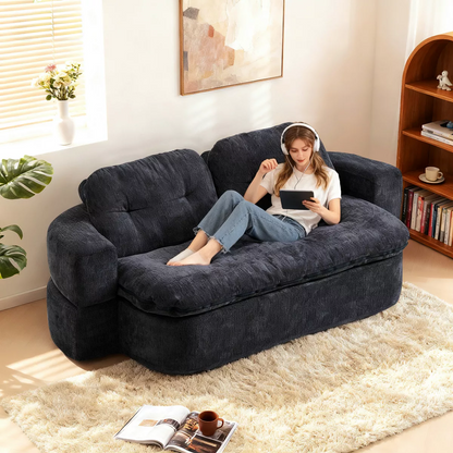 Convertible 2-Seater Floor Sofa Bed