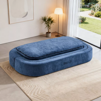 Convertible 2-Seater Floor Sofa Bed