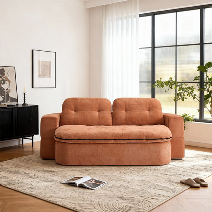 Convertible 2-Seater Floor Sofa Bed
